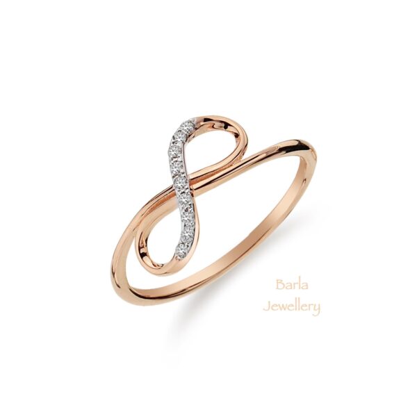 0.05 CT Pırlanta Sonsuzluk Yüzük